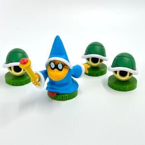 4pc Super Mario Chess Replacement Part 1 BISHOP Magikoopa + 3 PAWN Nintendo 2009